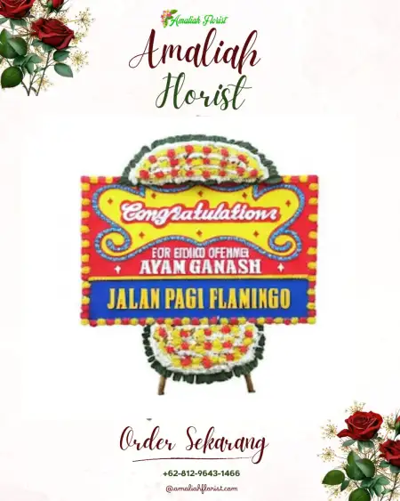 Sewa Papan Bunga Gedung Bandar Rejo